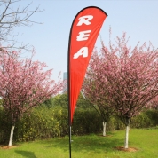 Single Sided Teardrop Flags,Beach Flag