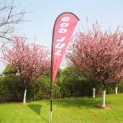 Single Sided Teardrop Flags,Beach Flag