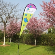 Single Sided Teardrop Flags,Beach Flag