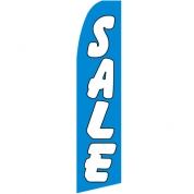 Blue Sale Swooper Flags, Blue Sale Beach Flags